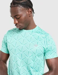 Essential All Over Print T-Shirt - Herren, Grün - male - Size: L