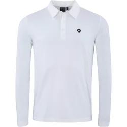 Cross Polo Thermo, Langarm, weiss m