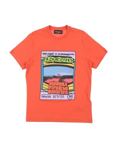 T-shirts Unisex Orange 16 Unisex - Dsquared2 - FashionsVida