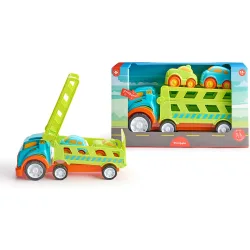 Camión transportador con coches