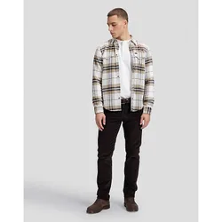 Regular Clean Western Shirt Chocolate Plaid Größe XXL male