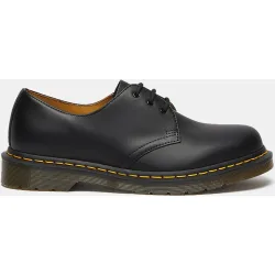 Zapatos de cordones Unisex en de piel con pespuntes amarillos