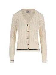 Gilet traditionnel en tricot LUAKIRELLA crème XL