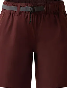 Short léger et respirant - Hede Shorts W Maroon Trail - Taille 36 FR - Marron - Haglöfs - FashionsVida
