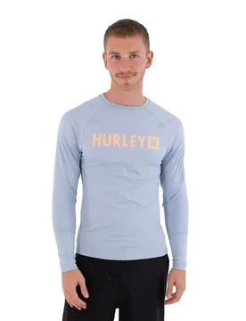 Rash Guard Manches Longues Slim Fit Box Spring Breeze M - Hurley - FashionsVida
