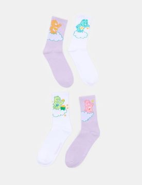 Calzini a coste 4 pack Care Bears - multicolor
