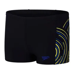 Plastisol Placement Swimming Boxer Black / True Cobalt / Lemon Drizzle 15-16 Years Boys