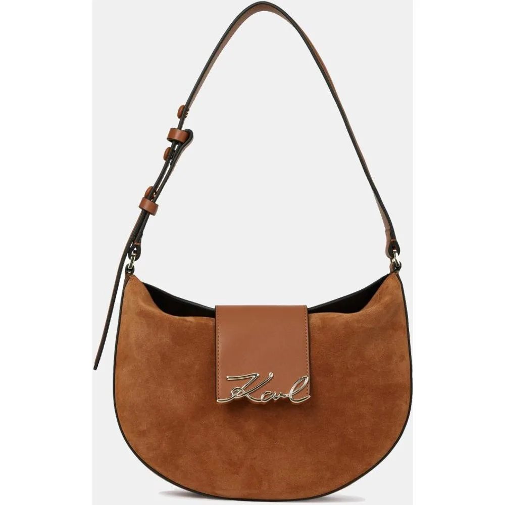 Bolso media luna k-signature - Karl Lagerfeld - FashionsVida