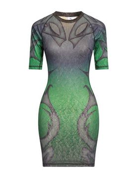 Minivestido Mujer Verde oscuro XS Mujer