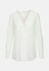 Schlupfbluse Uni Ecru 36