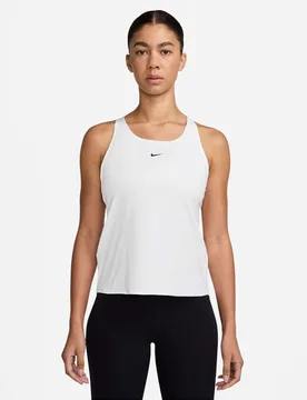 Pro Dri-Fit Round Neck Tank Top White female - Nike - FashionsVida