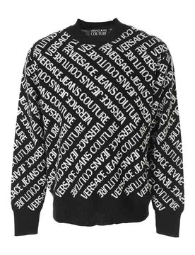 Maglione con monogramma jacquard