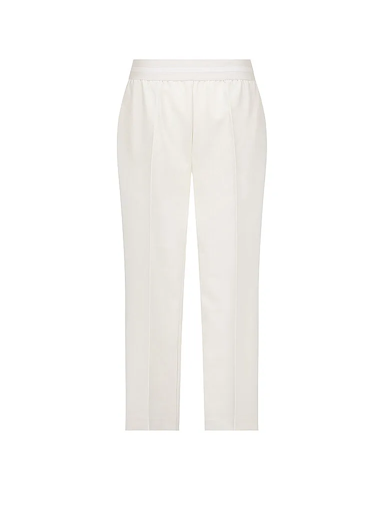 Pantalon de ville 7/8 blanc 38 - monari - FashionsVida