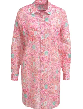 LONG SHIRTBLOUSE W CHESTPOCKET, 1/1 female - 38 - FashionsVida