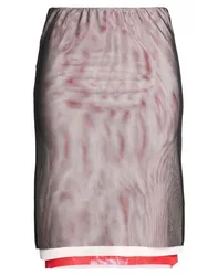 Midi-Rock Damen Schwarz 34,38 Damen