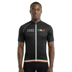 Maglia A Maniche Corte Italia Black