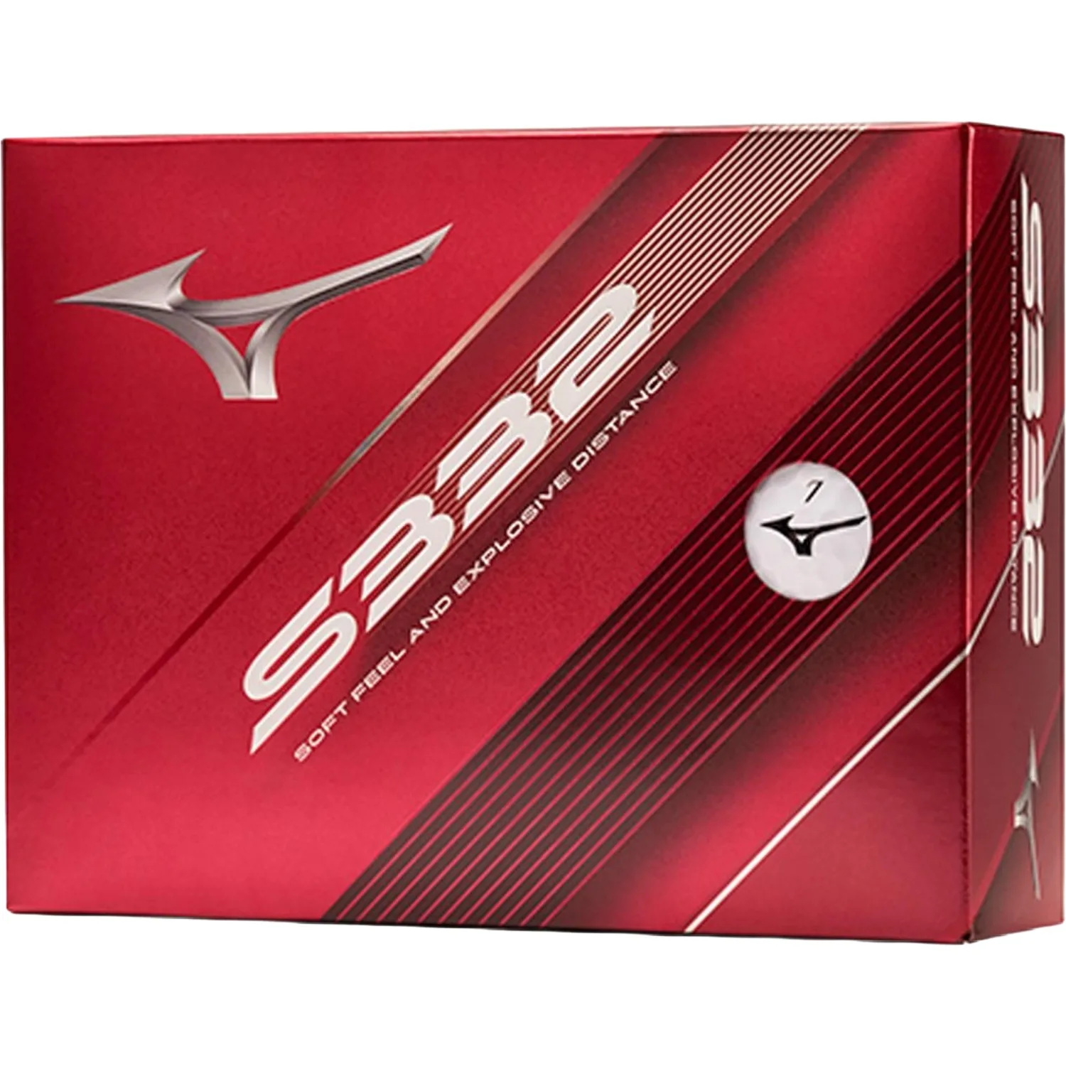 Golfbälle S332 - 12er Pack, weiss - Mizuno - FashionsVida