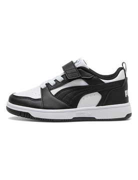Sneakers nere e bianche con strappo Rebound V6 Lo AC+ PS 32