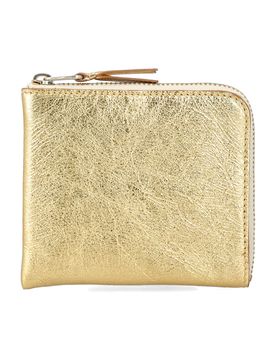 Gold Line Mini Zip Wallet