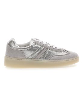 Sneakers Argento con Suola in Gomma 23786 37