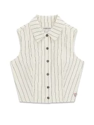 Guess Jeansbluse creme XL damen