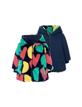 Boboli Parka Reversible Heart Print 1 14 Anni