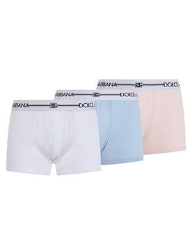 Pack Cotton Boxers with Contrast Elastic Waistband