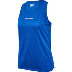 Run Singlet S/L Damen Tanktop, blau L
