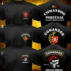 Men t shirt Portuguese Army Special Forces Commando Comandos Portugal Military T-shirt