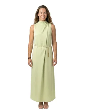 Hugo Vestito Lungo Senza Maniche Kewina 10263720 Medium Beige 44 - Hugo Boss - FashionsVida