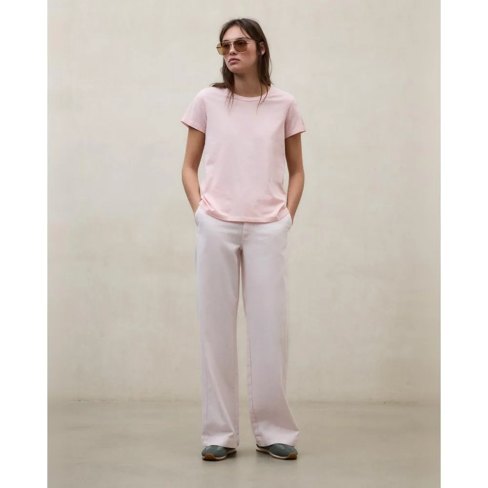 Camiseta de mujer de manga corta en algodón - Ecoalf - FashionsVida