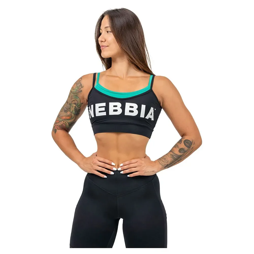 Brassière De Sport à Maintien Léger Double Layer Flex Black XS - Nebbia - FashionsVida