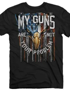 My Guns Are Not Your Problem. USA Flag Bald Eagle Gun Rights T-Shirt 100% Cotton O-Neck Short Sleeve Summer Casual Mens T-shirt - Aliexpress - FashionsVida