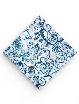 Sciarpa - 470207 - Panna/Blu