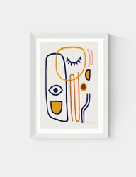 Feel Good Framed Art White