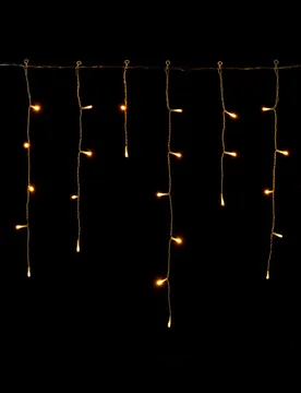 Guirlande Lumineuse Icicle Wave Flat Warm White 20mx0.6m 100 Strips Ip44 Indoor & Outdoor Low Voltage Transparent One Size - AIGOSTAR - FashionsVida