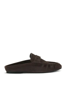 Women's 'Rafe Dark Brown' Suede Flats in Dark Brown Size: 8 - Dark Brown - Size: 8 - Steve madden - FashionsVida