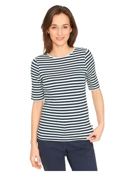 T-shirt à Manches Courtes Hedy Navy Stripe XS