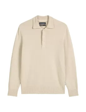 XL Knit Poloshirts Longsleeve male