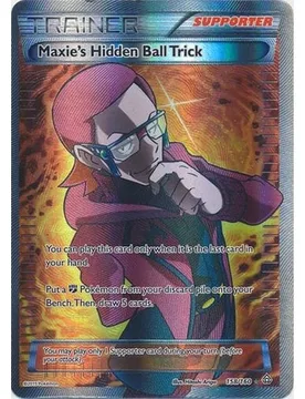 Pokemon XY Primal Clash 158/160 Maxie's Hidden Ball Trick (Full Art) - Pokémon - FashionsVida