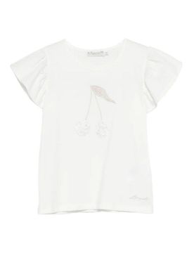 Bonpoint T-Shirt Emilia Ricamata