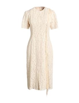 Midi-Kleid Damen Elfenbein 36,38 Damen