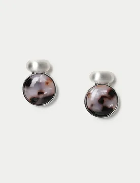 Resin Mini Drop Earrings Multi female - M&S - FashionsVida