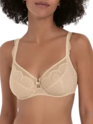 Womens Selma Underwired Full Cup Bra - Beige Polyamide - Size 30j