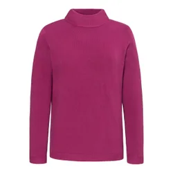 Stehbund-Pullover „Cashmerelike“ pink L Damen