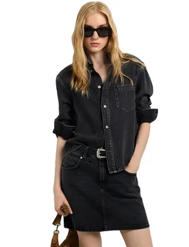 Camicia Overshirt Grove Pl3051909s Denim M - Pepe jeans - FashionsVida