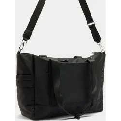 Bolso de hombro con varios compartimentos y cierre de cremallera