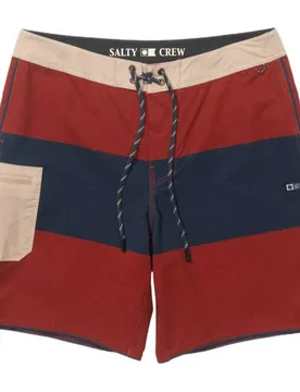 Short De Bain Session Blocked Boardshort Washed Red 32 - Salty Crew - FashionsVida