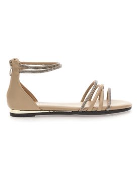 Sandali beige eleganti con cinturino gioiello CAFÉ COST W6 38