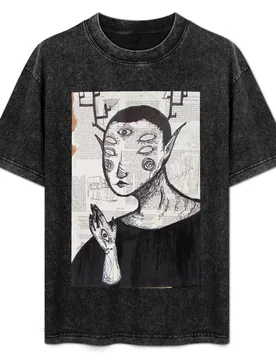 La Bruja T-Shirt Minimalist Graphic Tee Shirt - Aliexpress - FashionsVida